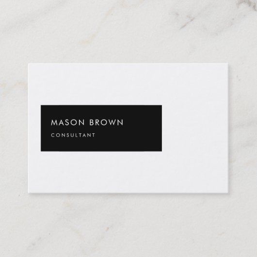 Carte De Visite Géométrique moderne de Profi de conseiller (Devant)