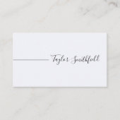 Carte De Visite Géométrique moderne simple (Devant)