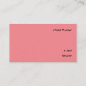 Carte De Visite Géométrique noir et blanc catché (Dos)