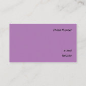 Carte De Visite Géométrique noir et blanc catché (Dos)