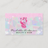 Carte De Visite Géométrique | Parties scintillant Pixie Dust Drift (Devant)