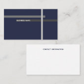 Carte De Visite géométrique simple (Devant / Derrière)