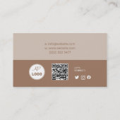 Carte De Visite Géométrique simple (Dos)