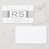 Carte De Visite Géométrique Sporty cool (Devant / Derrière)