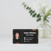 Carte de visite géométrique unique 7 (Debout devant)