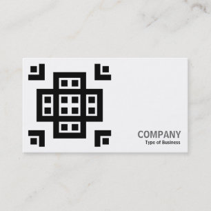 Carte De Visite Geometropolis - 030614 - Noir sur blanc