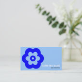 Carte De Visite Geometropolis - 290514(3) - Nuances de bleu (Debout devant)