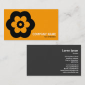 Carte De Visite Geometropolis - 290514(3) - Orange jaune (Devant / Derrière)