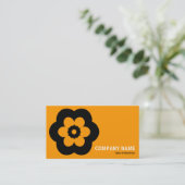 Carte De Visite Geometropolis - 290514(3) - Orange jaune (Debout devant)