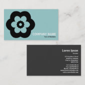 Carte De Visite Geometropolis - 290514(3) - Vert bleu clair (Devant / Derrière)