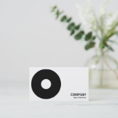 Carte De Visite Geometropolis - Bold Circle II - Noir (Debout devant)