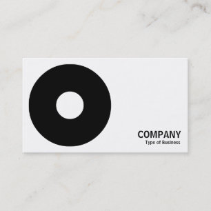 Carte De Visite Geometropolis - Bold Circle II - Noir