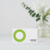 Carte De Visite Geometropolis - Bold Circle - Martian Green (Debout devant)
