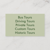 CARTE DE VISITE - GÉORGIE (Dos)