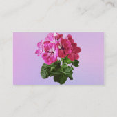 Carte De Visite Géranium magenta (Dos)