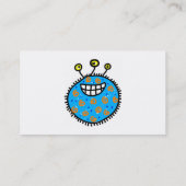 Carte De Visite Germe bleu de bande dessinée (Dos)