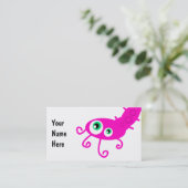 Carte De Visite Germe rose de Caterpillar (Debout devant)