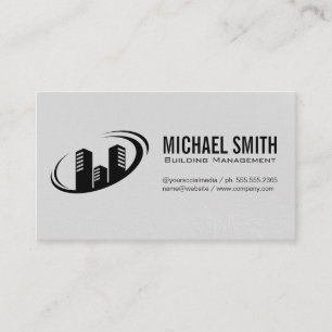 Carte De Visite Gestion de bâtiment Concierge