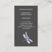 Carte De Visite Gestion de la colère du Mois blanc (Dos)