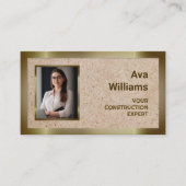 Carte De Visite Gestion de la construction (Devant)
