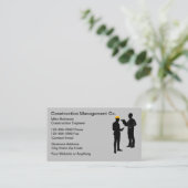 Carte De Visite Gestion de la construction architecturale (Debout devant)