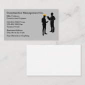 Carte De Visite Gestion de la construction architecturale (Devant / Derrière)