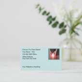 Carte De Visite Gestion de la douleur Médicale orthopédique (Debout devant)