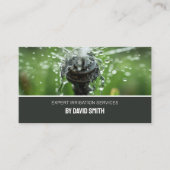 Carte De Visite Gestion de l'eau d'irrigation (Devant)