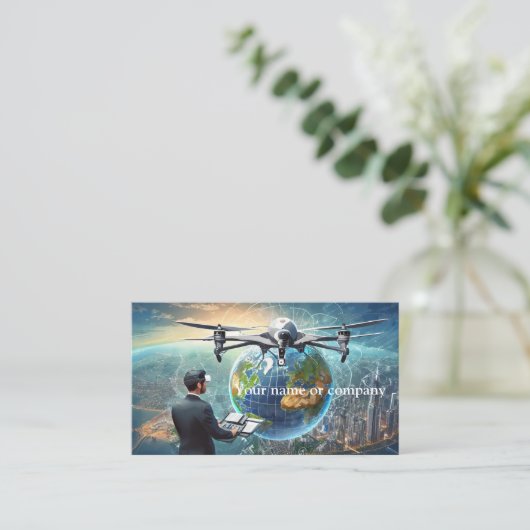 Carte De Visite Gestion de l'espace aérien de drones (Debout devant)