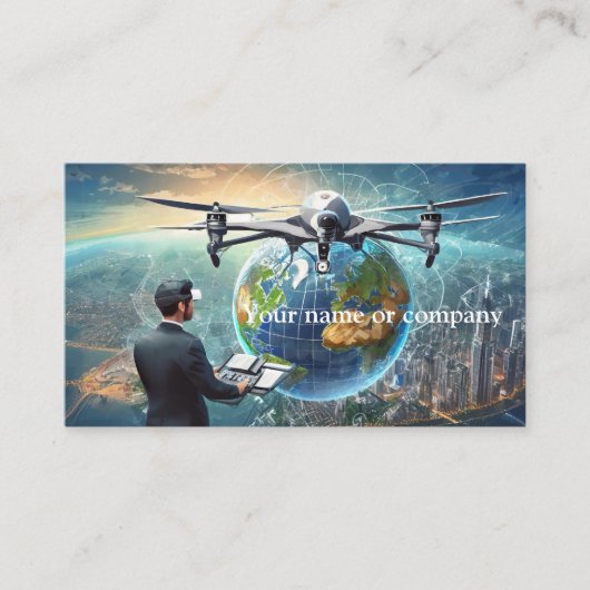 Carte De Visite Gestion de l'espace aérien de drones (Devant)