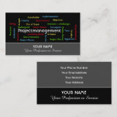 Carte De Visite Gestion de projets et conseil (Devant / Derrière)