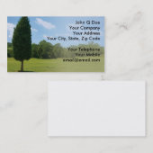 Carte De Visite Gestion de terre de jardinier de paysage (Devant / Derrière)