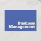 Carte De Visite Gestion des affaires (Devant)