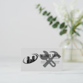 Carte De Visite Gestion des bâtiments | Handyman | Outils (Debout devant)