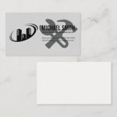 Carte De Visite Gestion des bâtiments | Handyman | Outils (Devant / Derrière)