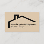 Carte De Visite Gestion des biens immobiliers (Devant)