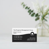 Carte De Visite Gestion des biens immobiliers professionnels (Debout devant)