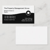Carte De Visite Gestion des biens immobiliers professionnels (Devant / Derrière)
