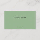 Carte De Visite Gestion des propriétés modifiable (Dos)