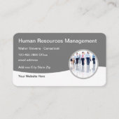 Carte De Visite Gestion des ressources humaines (Devant)