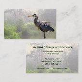 Carte De Visite Gestion des zones humides (Devant / Derrière)