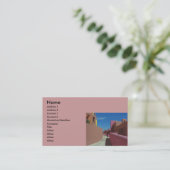 Carte De Visite Gestion d'immobiliers ou de propriété (Debout devant)