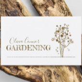 Carte De Visite Gestion durable des jardins et pratiques écologiqu