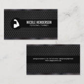 Carte De Visite Gestionnaire de conditionnement physique | Arme mé (Devant / Derrière)