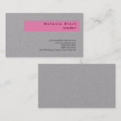 Carte De Visite Gestionnaire de Consultant Professionnel Moderne P (Devant / Derrière)