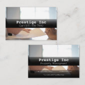 Carte De Visite Gestionnaire de gestion des biens professionnels (Devant / Derrière)