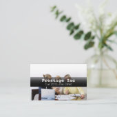 Carte De Visite Gestionnaire de gestion des biens professionnels (Debout devant)