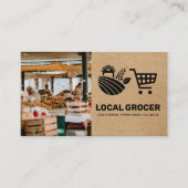 Carte De Visite Gestionnaire de magasin | Groer | Marché des agric (Devant)