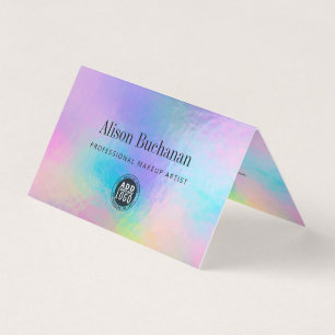 Carte De Visite Gestionnaire de script holographique arc-en-ciel i