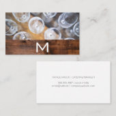 Carte De Visite Gestionnaire d'événements | Services de restaurati (Devant / Derrière)